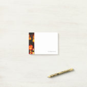 Post-it® Lanterne Citrouille d'Halloween (Sur un bureau)