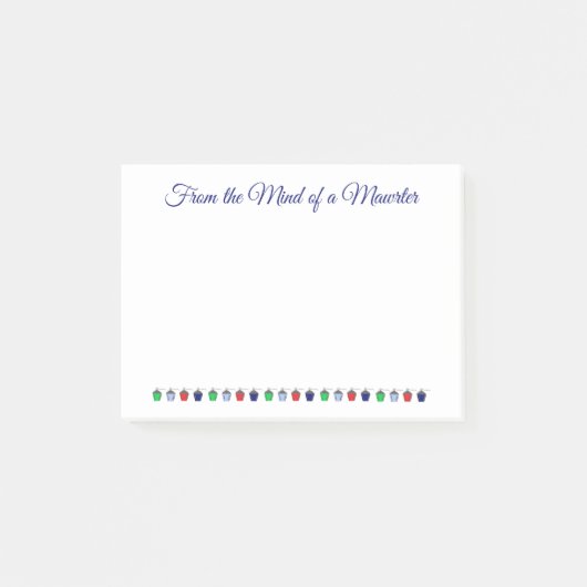 Post-it® Lanternes couleur Bryn Mawr (Devant)