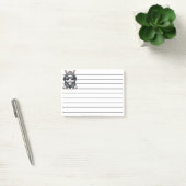 Post-it® Lapin Blanc Cool en Capuche et Lunettes de Soleil (Bureau)