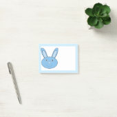 Post-it® Lapin Bleu Garçon Visage Printemps Pâques (Bureau)