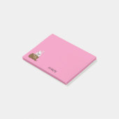 Post-it® Lapin dans un œuf en chocolat Joyeuses Pâques | Pe (Incliné)