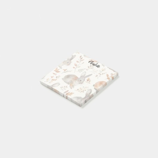 Post-it® Lapin d'automne (Incliné)