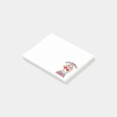 Post-it® Lapin de boxe mignon prêt à se battre (Incliné)