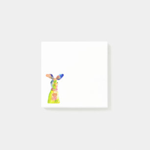 Post-it® Lapin de Pâques mignon art aquarelle