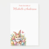 Post-it® Lapin de Pâques, Oeufs, Fleurs et Papillons (Devant)