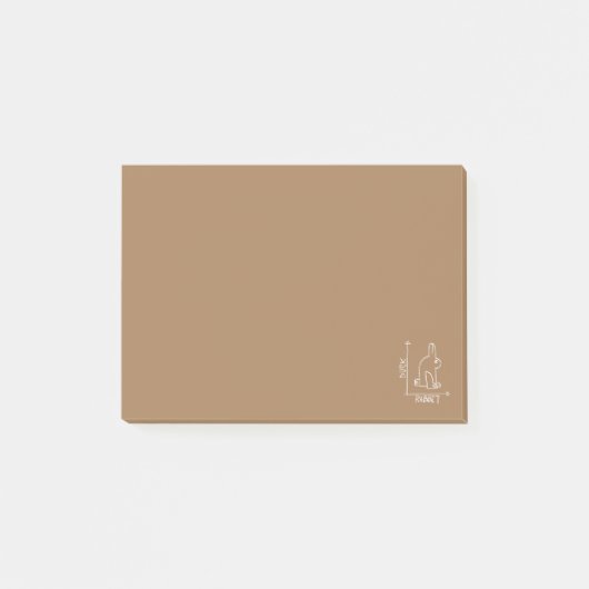 Post-it® Lapin drôle ou canard, diptyque d'animal sauvage (Devant)