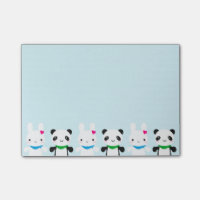 Lapin et panda mignons superbes de Kawaii