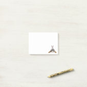 Post-it® Lapin Mignet Butt Tail Rabbit (Sur un bureau)