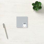 Post-it® Lapin Mignon avec Nom Personnalisé (Bureau)