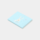 Post-it® Lapin Mignon Joyeuses Pâques Chasse aux Œufs Fête (Incliné)