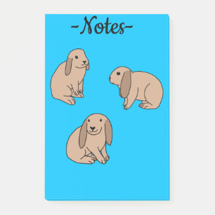 Post-it® Lapins aux oreilles tombantes