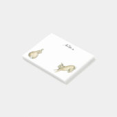 Post-it® Lapins Brown - personnalisables (Incliné)