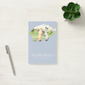 Post-it® Lapins Mariage Couple Country Garden (Bureau)