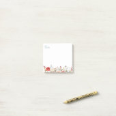 Post-it® L'aquarelle fleurit 3 x 3 notes collantes (Sur un bureau)