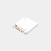 Post-it® L'aquarelle fleurit 3 x 3 notes collantes (Incliné)