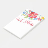 Post-it® L'aquarelle fleurit de bonnes idées (Incliné)