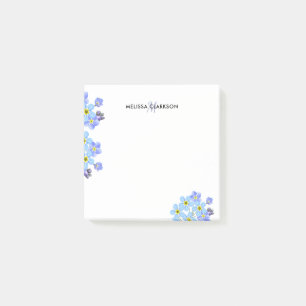 Post-it® L'aquarelle florale m'oublient pas nom de