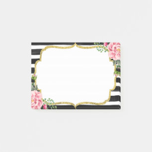 Post-it® L'Aquarelle Florale Rose romantique Brise L'Armatu