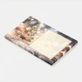 Post-it® Large Sparkling Christmas Tree Holidays (Incliné)