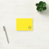 Post-it® L'argent avide observe le visage jaune (Bureau)
