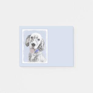 Post-it® L'art du chien peintre Blue Belton