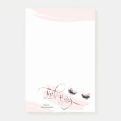 Post-it® Lashes rose Gold (Devant)