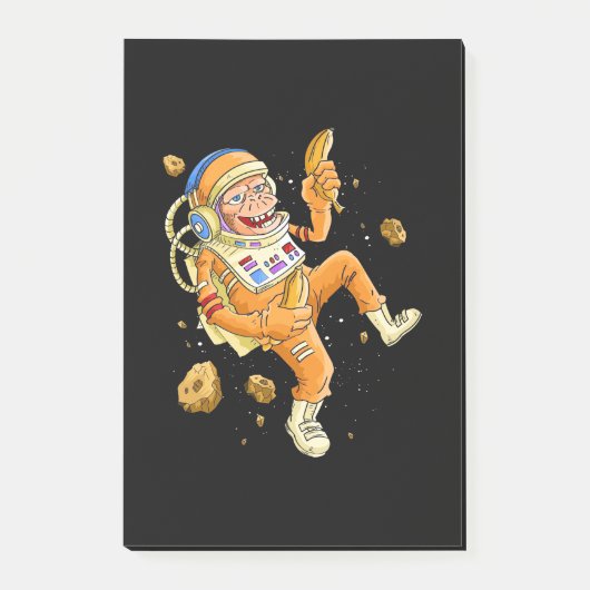 Post-it® L'astronaute Monkey Space (Devant)