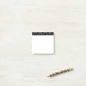 Post-it® L'atmosphère festive et animée de Noël de Slippery (Sur un bureau)
