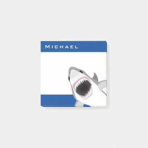 Post-it® L'attaque de requin ajoutent votre nom drôle