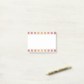 Post-it® Latvian Morning SUN motif géométrique IV (Sur un bureau)