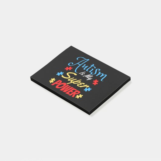 Post-it® L'autisme est ma superpuissance (Incliné)