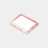 Post-it® Lavage rose et orange moderne (Incliné)