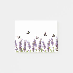 Post-it® lavande et papillons