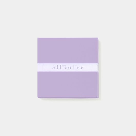 Post-it® Lavande Lumière Personnalisable Purple (Devant)
