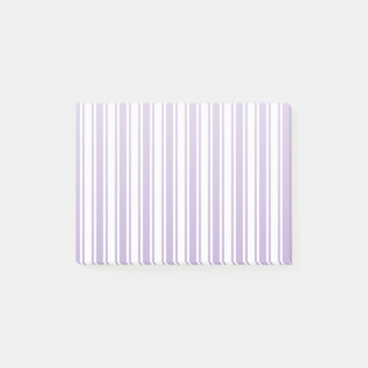 Post-it® Lavande violet et blanc bonbons rayures (Devant)