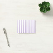 Post-it® Lavande violet et blanc bonbons rayures (Bureau)