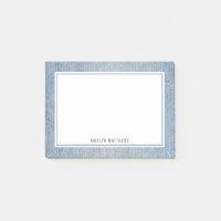 Lave-linge moderne Denim Jeans Texture Nom Post-it