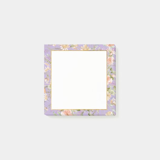 Post-it® Lavender Floral (Devant)