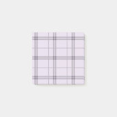 Post-it® Lavender Purple Plaid Pattern Check Print Tartan (Devant)