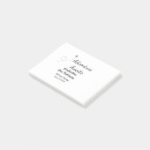 Post-it® L'aventure attend le diplôme ajouter le nom année (Incliné)