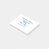 Post-it® l'aventure commence nom de la fête de fiançailles (Incliné)