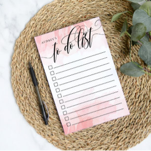 Post-it® Laver Aquarelle Blush - Liste de calligraphies à f