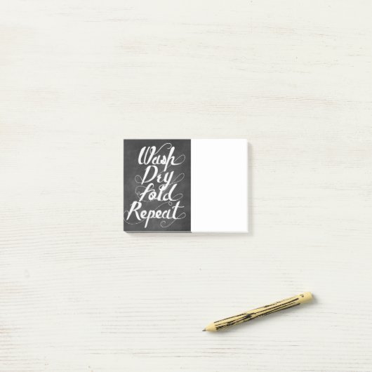 Post-it® Laver Plier à sec Répéter (Sur un bureau)