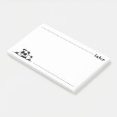 Post-it® Lazy panda (Incliné)