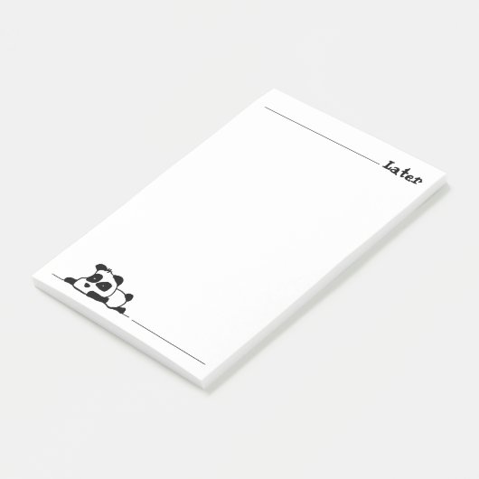 Post-it® Lazy panda (Incliné)