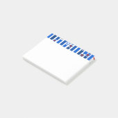 Post-it® Le 4 juillet Etoiles et rayures (Incliné)