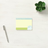 Post-it® Le à petits pois bleu-clair de vert jaune et s'est (Bureau)