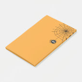 Post-it® Le Beau Citrouille Halloween Spiderweb Post son (Incliné)