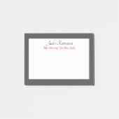 Post-it® Le billet humoristique de Custom Retiree qu'il not (Devant)