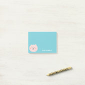 Post-it® Le blog Cute Animal Post It Notes pour les enseign (Sur un bureau)